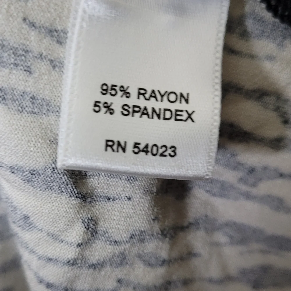 Banana Republic Black & White Faux Wrap Dress Size Medium - Picture 9 of 10